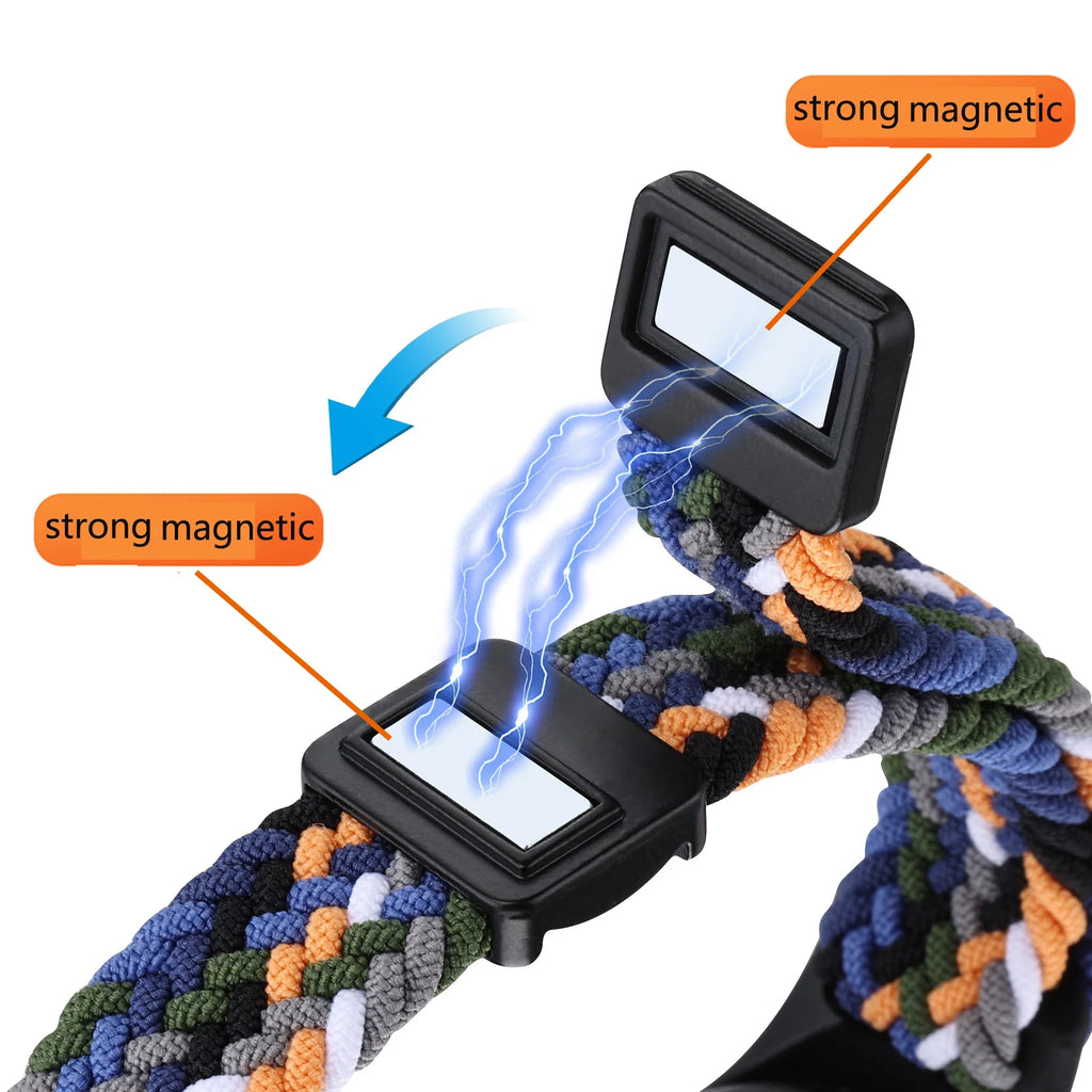 Nylon Strap for Xiaomi Mi Band 9/8 High Quality Breathable Sports Wristband Accessories for Mi Band 10 9 NFC Replace 2030