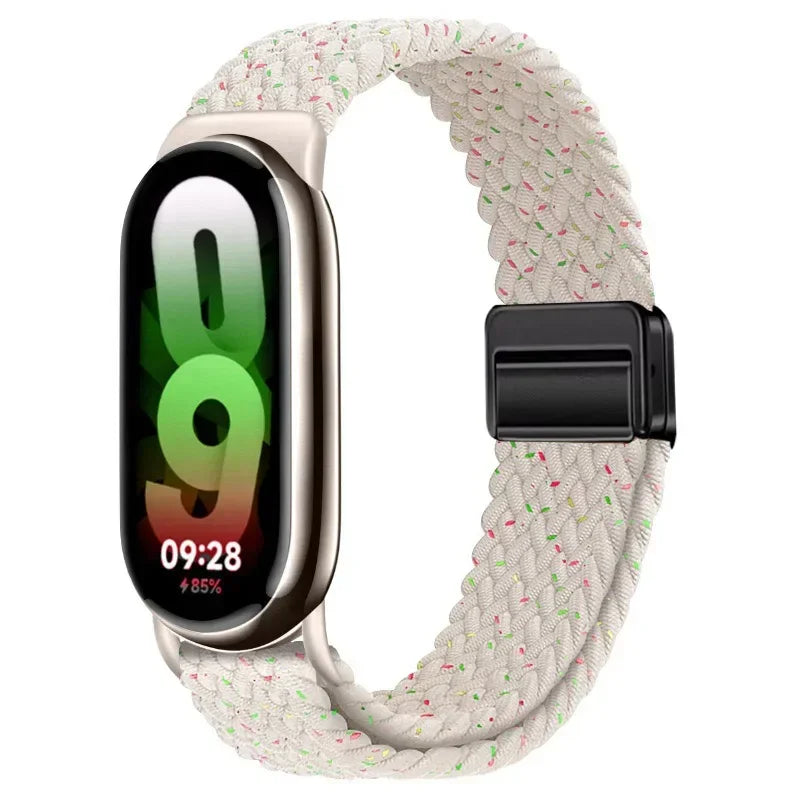 Nylon Strap for Xiaomi Mi Band 9/8 High Quality Breathable Sports Wristband Accessories for Mi Band 10 9 NFC Replace 2030