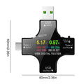 USB Tester Type-C PD Color Digital Voltmeter Vurrent Meter Ammeter Voltage Power Bank Charger USB Current Tester Measurement