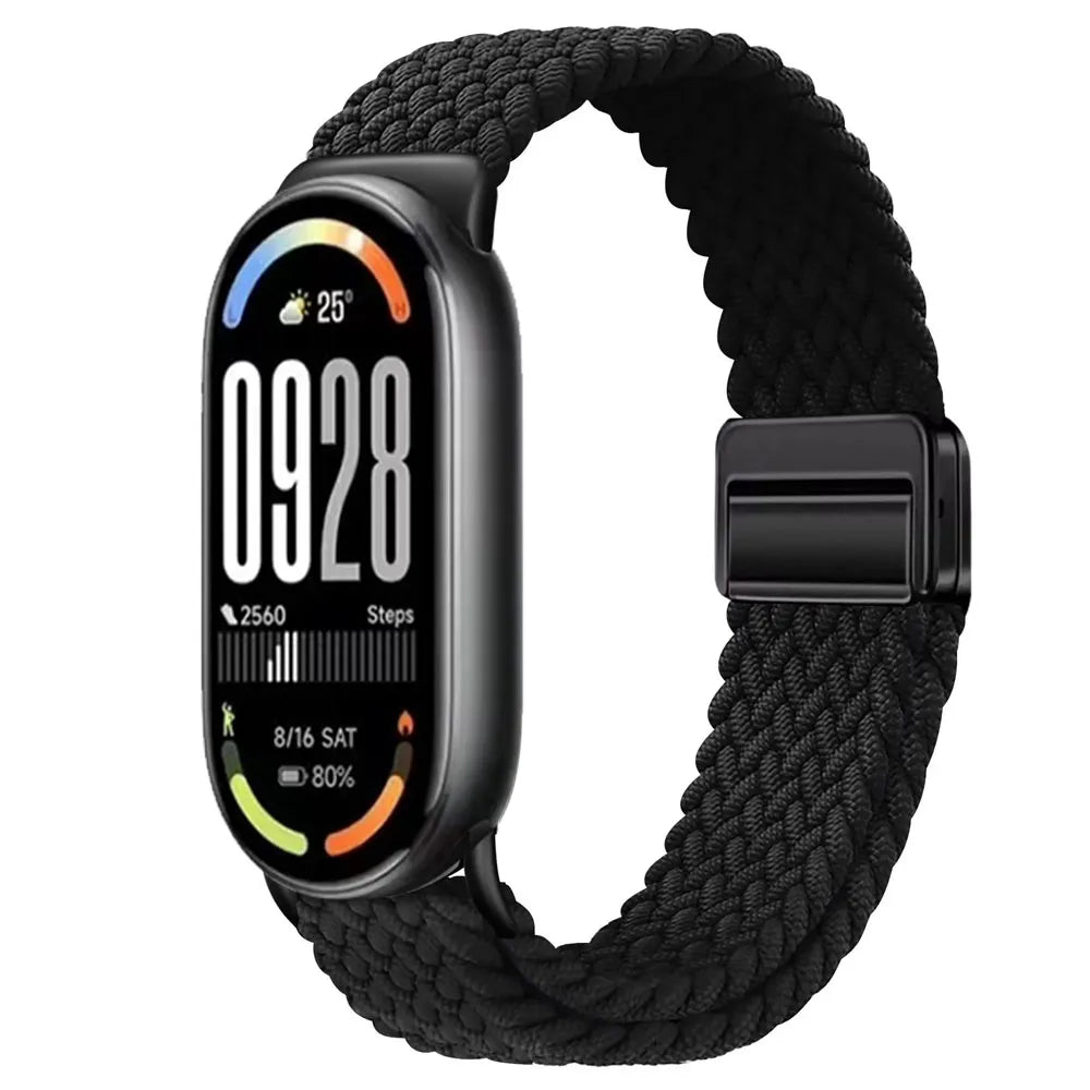 Nylon Strap for Xiaomi Mi Band 9/8 High Quality Breathable Sports Wristband Accessories for Mi Band 10 9 NFC Replace 2030