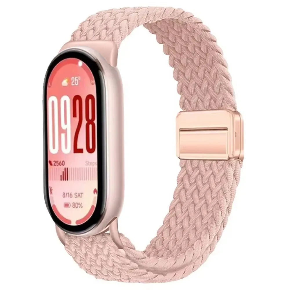 Nylon Strap for Xiaomi Mi Band 9/8 High Quality Breathable Sports Wristband Accessories for Mi Band 10 9 NFC Replace 2030